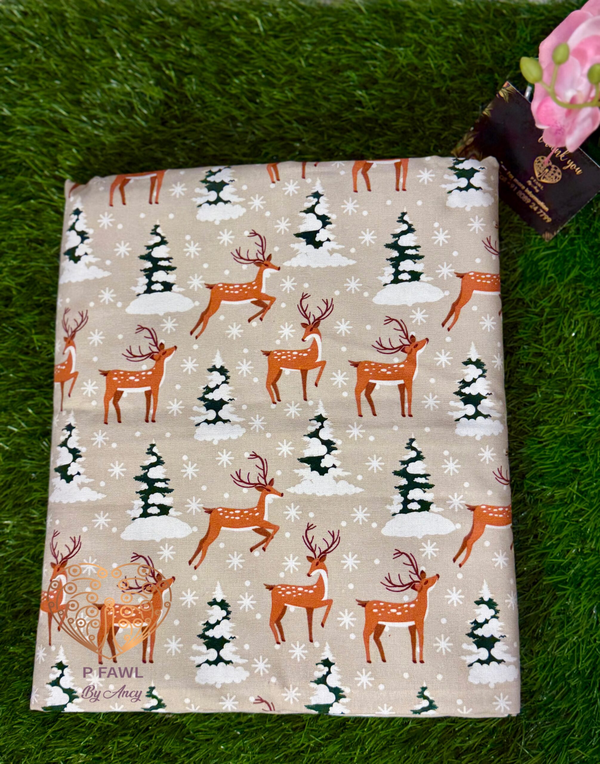 Handloom cotton border bedsheet King size