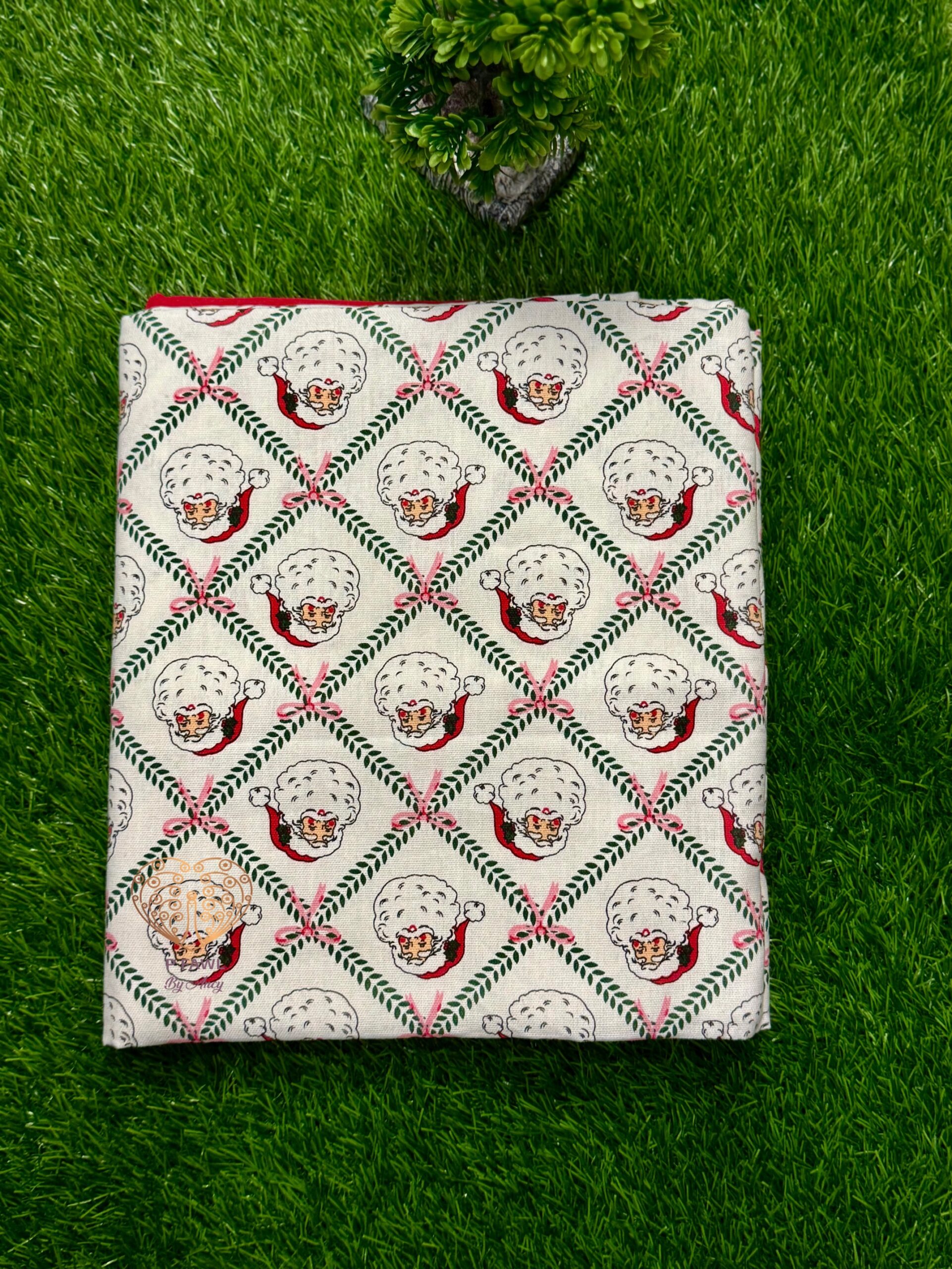 Handloom cotton border bedsheet- King size