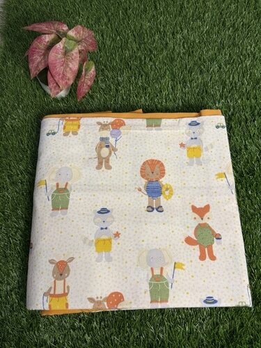 Handloom cotton border bedsheet - King size