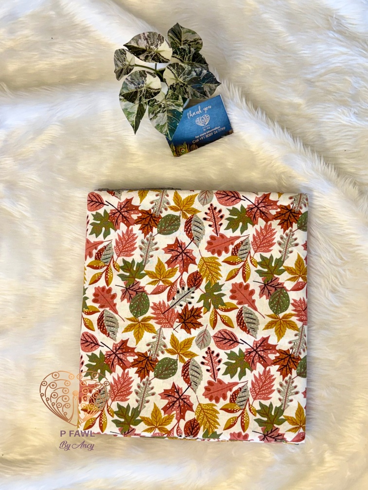Handloom cotton border bedsheet - King size