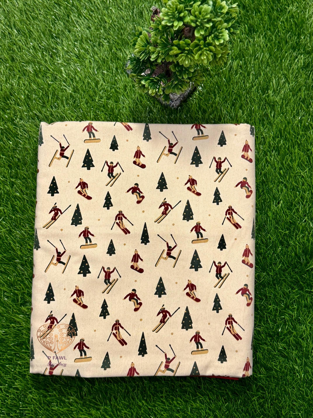 Handloom cotton border bedsheet - King size