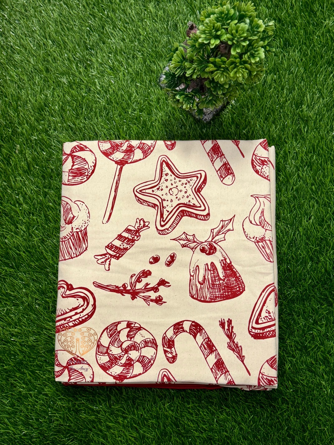 Handloom cotton border bedsheet - King size