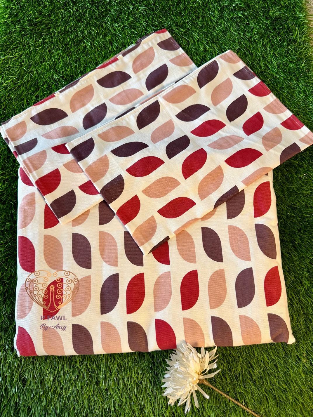 Handloom cotton border bedsheet - King size