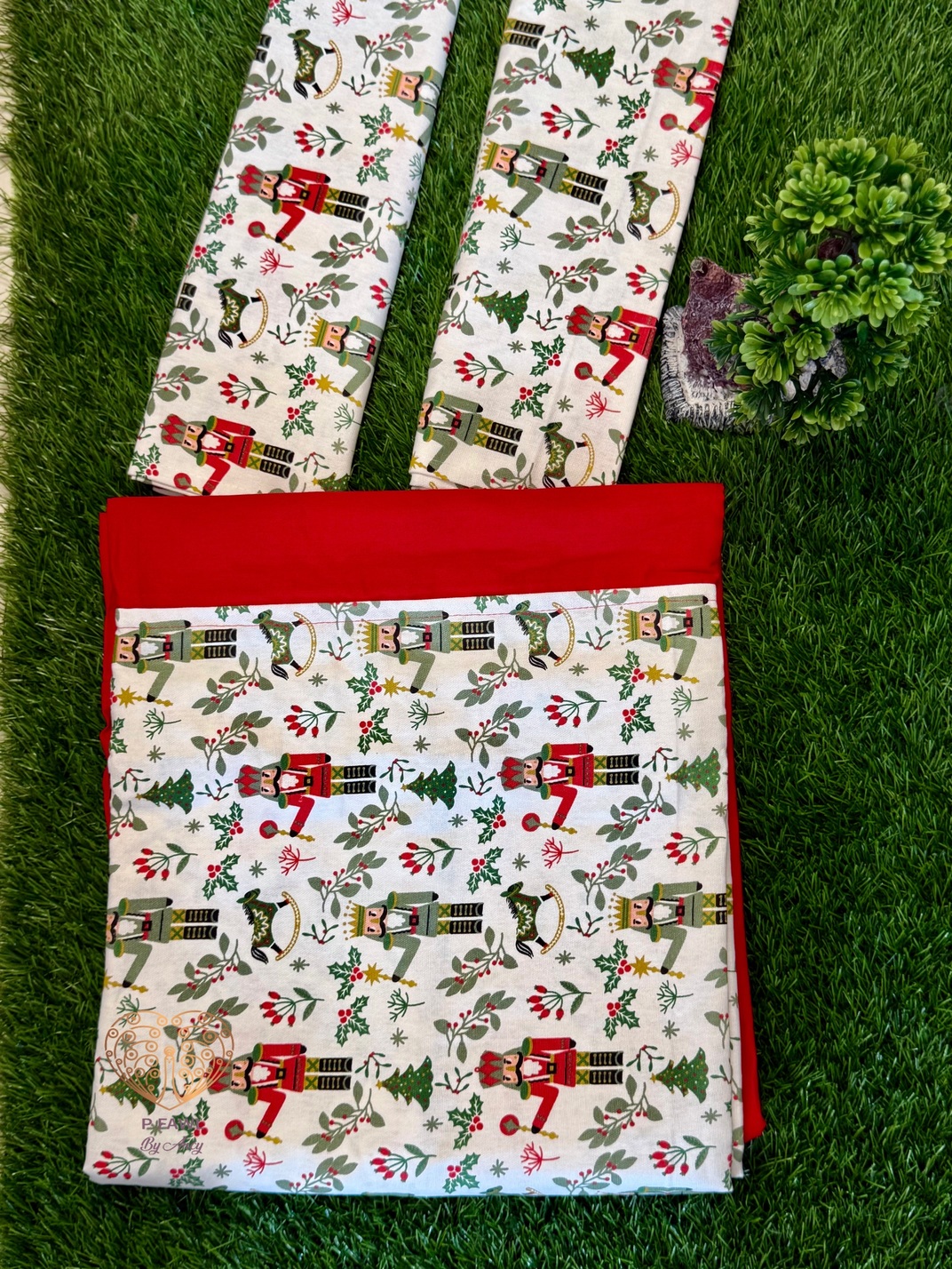Handloom cotton border bedsheet - King size