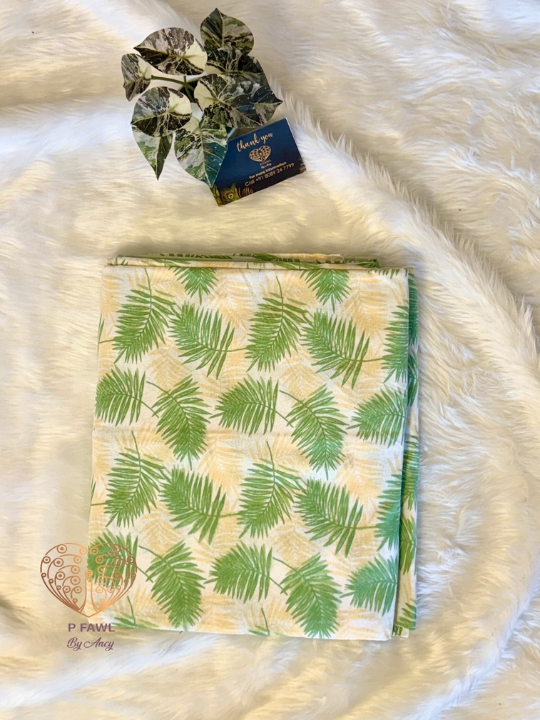 Handloom cotton border bedsheet - King size