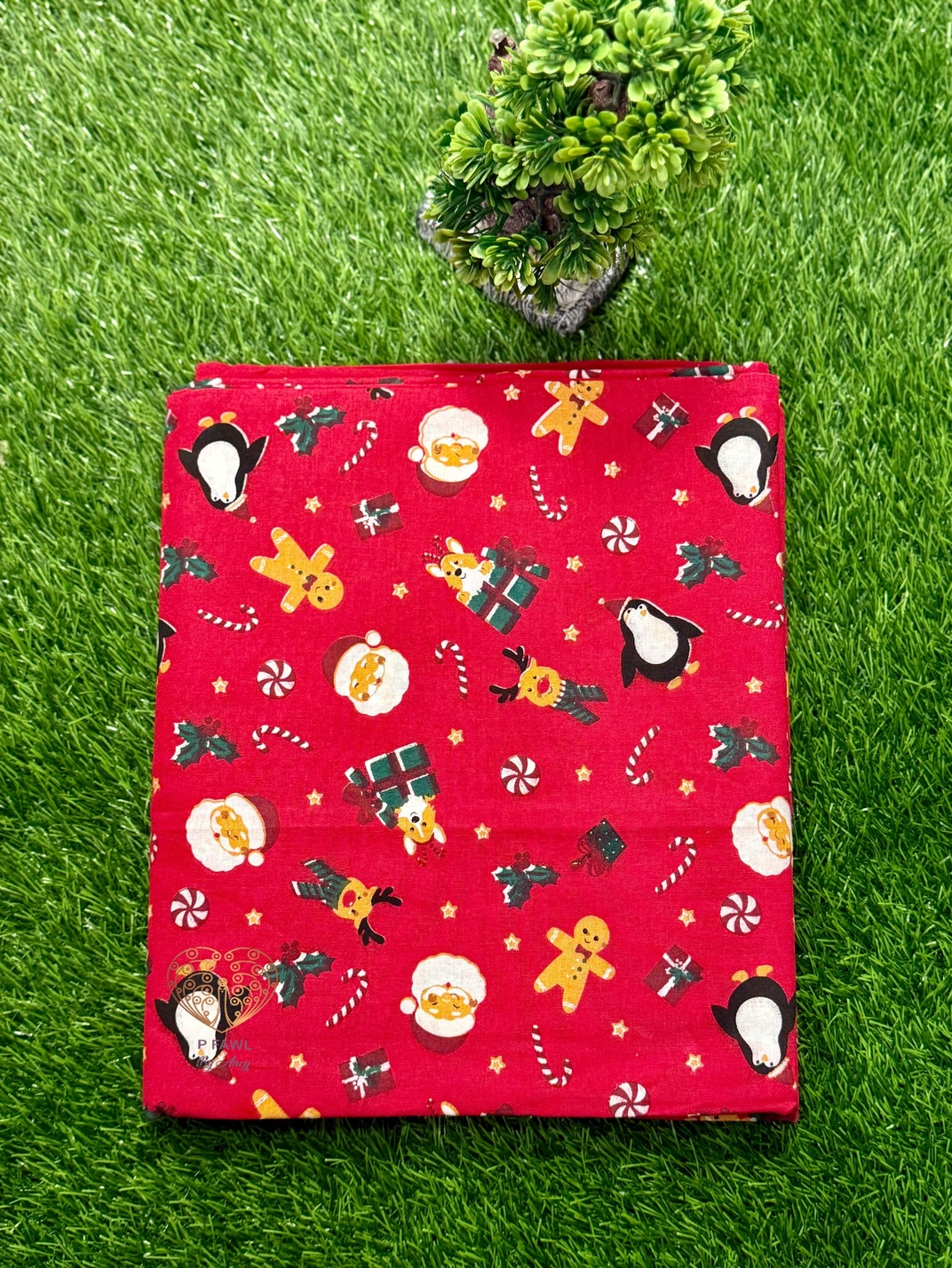 Handloom cotton border bedsheet - King size